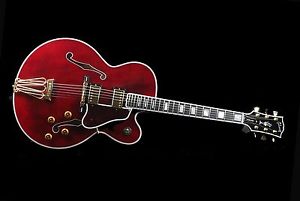 2013 Gibson Crimson Byrdland Wine Red Jazz Archtop Thin Body Short Scale *411
