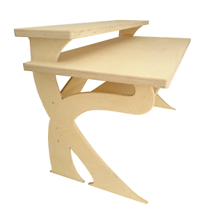 Birch Ply Producer, Composer Desk for full 88 key Electric piano keyboard - K1