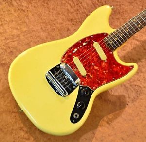 Fender Mustang White 1965 Electric Guitar Free Shipping