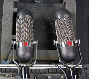 AEA R84 Stereo Pair Studio Ribbon Microphones with case and AEA SMT stereo bar