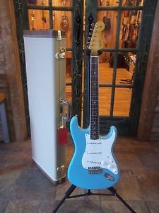 2016 Fender Eric Johnson Stratocaster Electric Guitar Tropical Turquise w/ Case