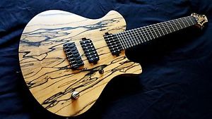 **BRAND NEW** Mayones Legend 7 Pale Moon Ebony Lundgren M7 bridge The One neck