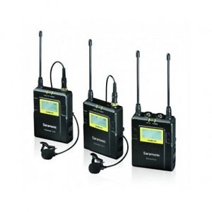 Saramonic UWMIC9 96-Channel Digital UHF Wireless Lavalier Microphone System with