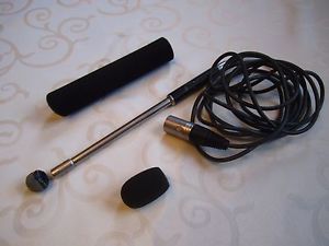 Vintage Sony ECM-51 Bob Barker Telescoping Condenser Microphone