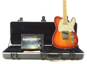 2012 Fender American Deluxe Telecaster Electric Guitar - Cherry Sunburst w/OHSC