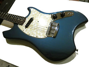 1969 Fender Swinger Arrow Musiclander Blue Vintage Electric Guitar Free Shipping