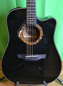 Takamine 2007 Collectors 'The Storm' 2007 Black Acoustic Guitar