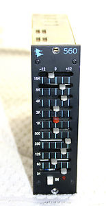 API 560 10 BAND GRAPHIC 500 series EQ Better Output transformer installed.
