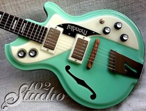 Italia Guitars MONDIAL CLASSIC "Italia Blue" Electric Guitar Free Shipping