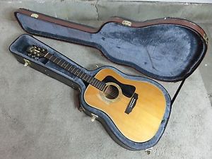 Vintage 1980s Guild DV-52 Acoustic Guitar Case High Action Selling AS-IS
