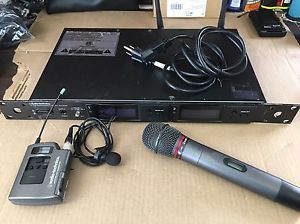 Audio-Technica AEW-5316aD AEW-R5200 Receiver AEW-T1000a Bodypack AEW-T6100a Mic