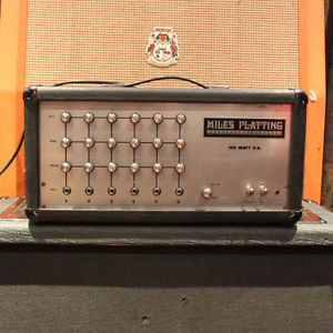 Vintage 1973 Miles Platting 100 Watt PA 6 Channel Valve Amplifier SERVICED