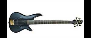IBANEZ PIB1-BK, PETER IWERS (IN FLAMES) SIGNATURE BASS MIT ORIGINAL AUTOGRAMM