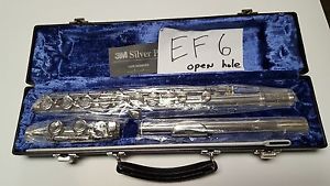 Flute, New Emerson EF6, Open Hole with Plugs & Warranty