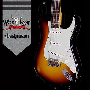 Fender Custom Shop 1963 Stratocaster Relic Rosewood Board 3 Tone Sunburst