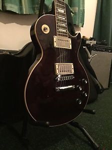 Gibson Les Paul Standard 1992 Black Cherry Wine Burst PAF ThroBak **Video**