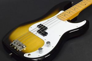 Fender Japan Exclusive Series Classic 50s Precision Tobacco Used Bass Guitar F/S