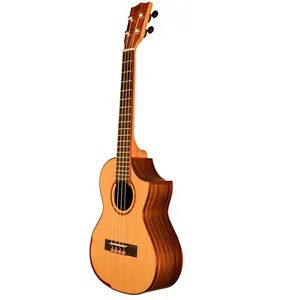 Kala KA-SRT-CTG-CE - ukulélé Tenor Confort Edge Electro Pan coupé