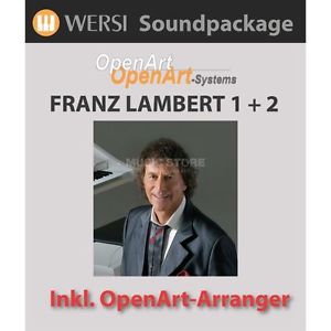 Wersi Franz Lambert Paket Edi. 1+2 & Open Art Arrganger