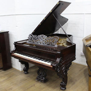 Weber Rosewood Rococo Art Case Parlour Grand Piano By Sherwood Phoenix