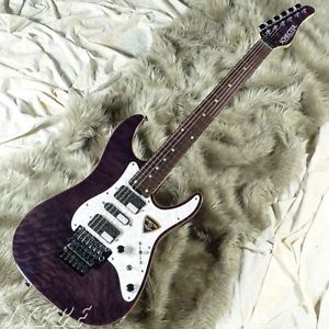 SCHECTER SD-2-24-AL See-Thru Black Free Shipping From Japan #A25