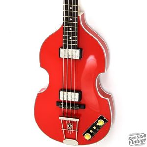 Hofner 500/1 Gold Label Violin Bass Red
