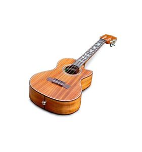 Kala Acacia massif KA-ASAC-TE-C - Ukulele Tenor électro pan coupé (+ étui)