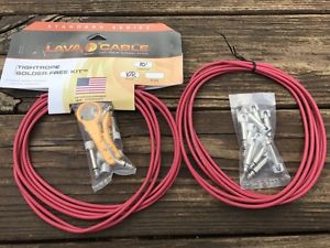 LAVA Solder-Free XL Pedalboard Kit 20ft Cable 20 RA VERSION 2  (V2) Plugs - RED
