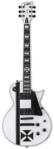 LTD James Hetfield Iron Cross SW - Snow White