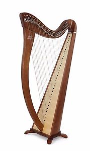 Camac 34 String Hermine Harp in Walnut + Camac Bag + Camac Dust Cover + Tutor