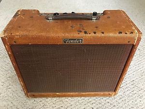 1955 Fender Deluxe Tweed 5E3 Narrow Panel Amplifier Free Shipping In The US
