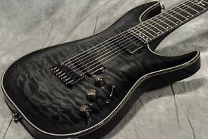 SCHECTER AD - C - 7 - HR - HB Trans Black Burst Electric Guitar Free Shipping