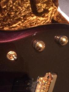 John Petrucci Limited edition 2008 Music Man Ernie Ball gold Sequoia