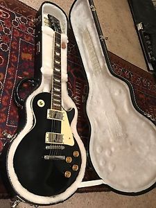 Gibson Les Paul Standard 1991 Black w 1984 Tim Shaw Pickup Free Shipping