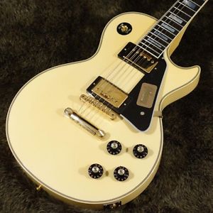Gibson Custom Shop 1974 Les Paul Custom VOS Yellow White Electric Guitar