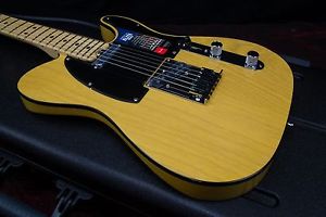 =Fender American Elite Telecaster Electric Guitar Butterscotch Blonde 030217