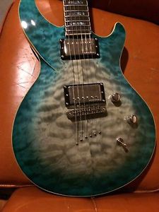 NEW DBZ DIAMOND MONARCH EX IB ICE BLUE BURST QUILT TOP GUITAR Hard Shell Hs Case