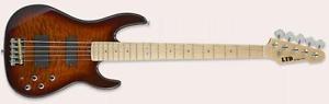 LTD 405 QM MN DARKBROWN SUNBURST 5-SAITER BASS, AUSSTELLUNGSWARE!