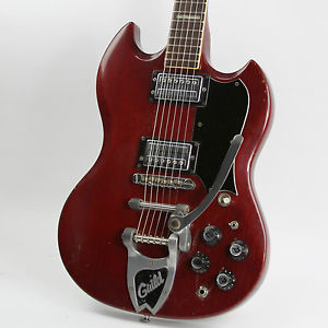 Vintage 1973 Guild S-100 Deluxe Cherry W/ Case