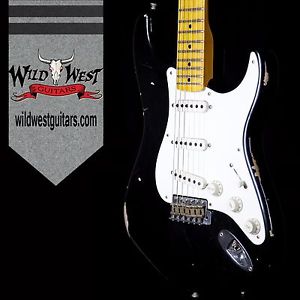 Fender Custom Shop 1957 Stratocaster Relic Faded Black Maple Board