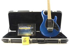 MusicMan Silhouette Floyd HH Electric Guitar - Blue w/ OHSC