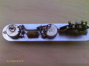 Vintage 1957 Telecaster wiring harness Control plate 100% orig.