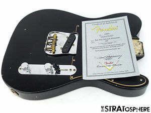 Fender Custom Shop Postmodern Relic Telecaster LOADED BODY Tele USA Black