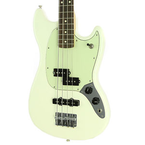 Brand New Fender Mustang PJ Bass Olympic White
