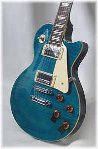 DILLION- 2017  beautiful LP in Sky blue with an AAAA flame maple top