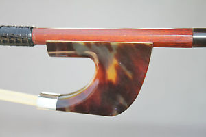 Master Pernambuco Double Bass Bow German Round Stick SIZE 4/4 758mm 140g RARE