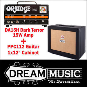 Orange Black PPC112 +  Dark Terror Valve Guitar Amplifier Head and Cab RRP$1648