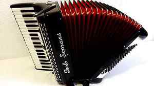 Acordeón Paolo Soprani Profesionale I de 96 bajos