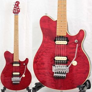 MUSIC MAN EVH Signature Trans Red Electric Guitar Free Shipping