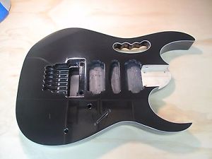 Basswood Jem style guitar body Black / White binding & tree of life neck